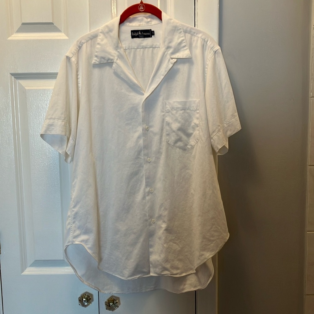 Vintage Ralph Lauren Camp Shirt, size 14